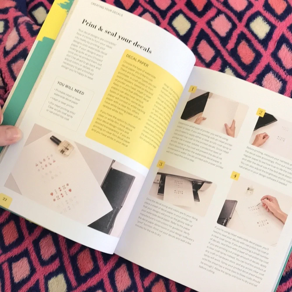 NEW Make Your Own Nail Decals: Create Easy Waterslide Decals and Stickers